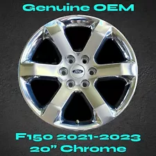 20" Wheel for Ford F150 & *FREE Center Cap* 2021 2022 2023 Chrome OEM Rim F-150