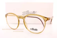 Brand New Silhouette Eyeglass Frames Eos View 2929 5530 Golden Hour 51mm