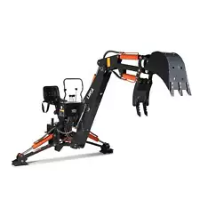 Titan Attachments 6 FT Backhoe with Thumb Excavator, 3 Point Tractor Backhoe