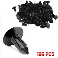 100Pcs Bumper Clips 10mm Hood Fender Push Rivets Retainer Fasteners for Chrysler