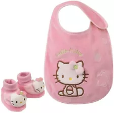 Hello Kitty Bib and Booties for Babies 3 - 6 Months