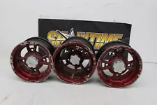 KAWASAKI KFX400 ITP FRONT WHEELS RIMS & 1 REAR RIM (For: Kawasaki KFX400)