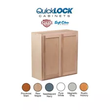 Quicklock RTA (Ready-to-Assemble) Double Door Wall Kitchen Cabinets