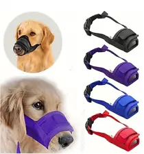 1pc Dog Muzzle Soft Mesh Muzzles For Small-Large Dogs Breathable Dog Mouth Guard