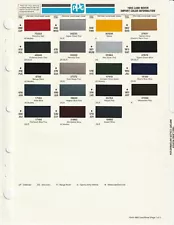 1995 LAND RANGE ROVER PAINT CHIPS (PPG)