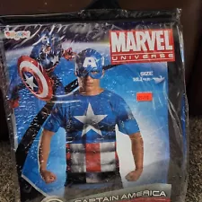 Captain America Adult XL Costume Halloween Dress-up