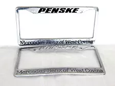 MERCEDES-BENZ of West Covina CA PENSKE Vehicle Dealer License Plate Frame