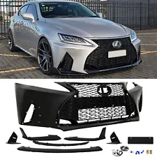 Fit for 2006-2012 Lexus IS250 Front Bumper Grille Kit Conversion To 2021+ (For: 2006 Lexus IS250)