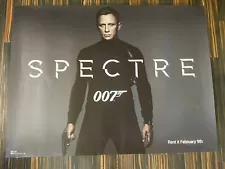 James Bond 007 SPECTRE Daniel Craig Movie Vinyl Poster 36"x48" RARE