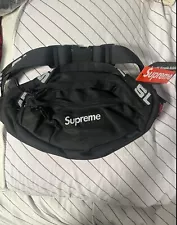 NWT Black Supreme Waist Bag Fanny Pack SS18