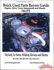 BUICK PARTS INTERCHANGE MANUAL BUYERS GUIDE BOOK SKYLARK GS400 RIVIERA ELECTRA