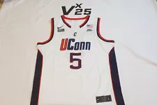 NEW Men's Nike UConn Huskies Paige Bueckers #5 White Jersey Size LARGE