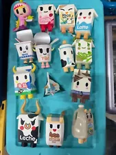 Tokidoki Moofia Series 1 and 2 Blind Box Milk Characters Lot