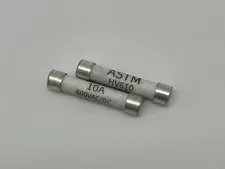 Ceramic Fuse HV610, 10A / 600VAC/DC, 6x32mm (2 pcs/pk) for Digital Multimeters