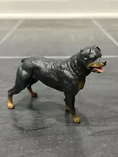 Rottweiler Dog Hard Plastic PVC Toy Breed Figurine