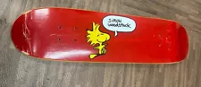 Vintage Simon Woodstock Peanuts Charlie Brown Skateboard Deck Rare