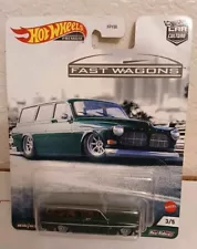 2020 Hot Wheels Fast Wagons Green Volvo P220 Amazon Wagon #3/5