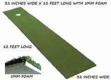 32 in x 144 in Synthetic Turf Grass Nylon Practice Putting Golf Green Indoor