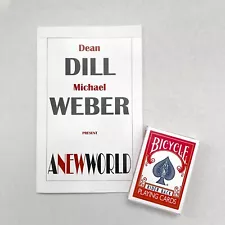 A NEW WORLD by DEAN DILL and MICHAEL WEBER - Rare Card Magic Trick - NEW