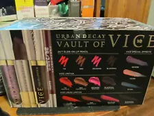 Urban Decay vault of vice 15 piece set New in box full size