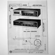 Morse Electrophonic Models T-490C TR-4900C 8 Track SAMS Photofact ™ 1973 - New