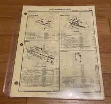 1966 Dodge CORONET/CHARGER PART NUMBERS/Parts Book Mopar 66