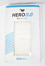 East Coast Hero 3.0 Semi Soft Lacrosse Mesh White Build Water Repellent 10x