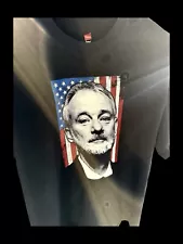 Bill Murray America Tshirt Sz Large Rare Graphic For President 2024