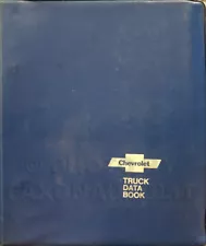 1978 Chevy Truck Data Book for all Chevrolet Trucks Options and Specifications