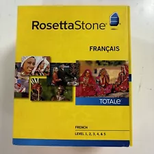 Rosetta Stone - Version 4 Francais Level 1-5 FRENCH - For PC/Mac With Headset