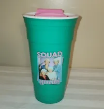 Golden Girls Squad Goals 32 Ounce Tumbler Cup Plastic Reusable Gift Pink Clean