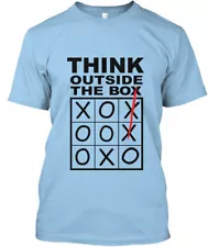 Think Outside The Box T-Shirt Made in the USA Size S to 5XL