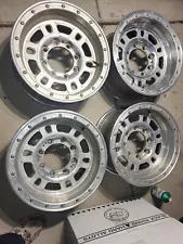 16x8 Weld Racing Mountain Crushers 8x6.5 Lug Pattern Polished SET OF FOUR