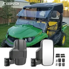 UTV Side Mirrors 1.75"-2" Roll Bar Cage For John Deere Gator XUV 590m 825m 855D