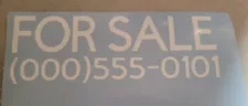 For sale Phone number Decal Sticker Auto Car Body Window Door Decals rent me