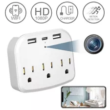 Hidden Camera Wall Charger with Wifi Spy Camera Hidden Cameras Outlet HD 1080