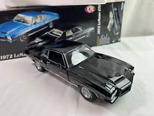 1/18 Diecast ACME 1972 Pontiac LeMans GTO Black Paint Rash See Pictures