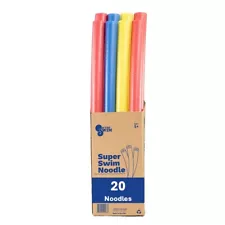 In The Swim Pool Noodles - 50 Inches Long - 3 Assorted Colors - 20 or 40 Pack