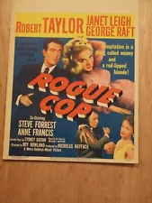 Window Card Poster Rogue Cop Robert Taylor