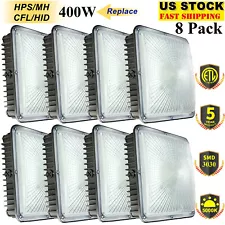 8 Pack LED Canopy Light, 70W 8,400Lm 400W HID/HPS Equal, Led Gas-station Lights