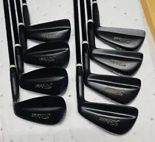 New ListingCUSTOM TITLEIST FORGED TOUR MODEL 3-PW BLACK NITRIDE BLUEPRINTED BLACK KBS FLT