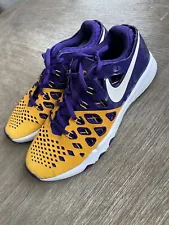 Nike Speed 4 AMP Mens Size 9 LSU Athletic Running Shoes Sneakers