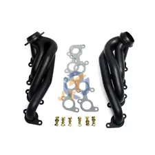 Ceramic Black Shorty Headers for 2011-2017 Ford F-150 Coyote Engine 5.0L V8