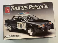 Amt Ford Taurus Police Car 1/25 #6078 Open Box Sealed Parts Read