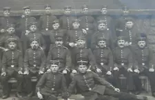 Company of WW1 German Soldiers in Early blue Uniforms (7a)