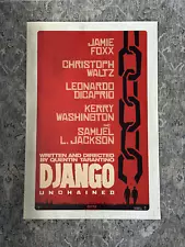 Django Unchained (2012) Original US One Sheet Poster