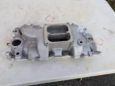 Edelbrock C454 Intake Big Block Chevy Rect Port Flanged For Dominator Carb 4500