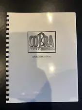 Virtual Reality COBRA Video Arcade Game Instruction Manual