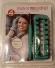 Mini Loom Kit Leisure Arts Instruction Book for Small Knitting Projects