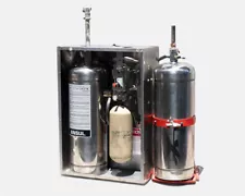 Ansul Firemaster Wet Chemical Fire Suppression System 2 3-Gallon Tanks R-102